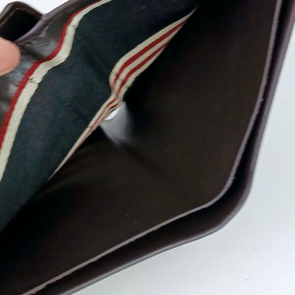 Bally Men's Smooth Brown Leather Bi-Fold Wallet - Picture 7 of 9